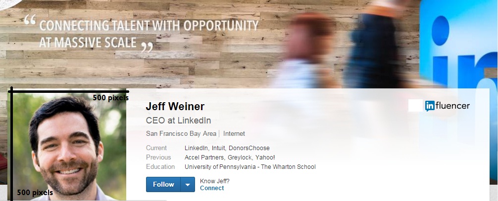 The Complete Guide for Social Media Images Size 2016_Linkedin profile photo